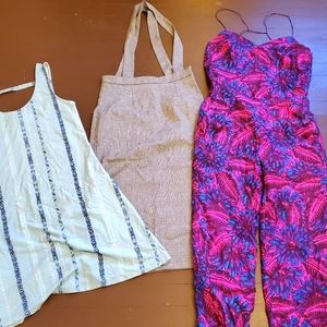 Jumpsuit, suspender pencil skirt, ultra soft summer dress